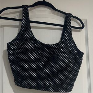 ZYIA Black and White Polka Dot Bra